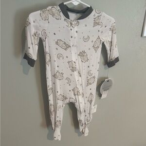 0-3M Milkberry Adorable Baby Onesie with Sheep Print